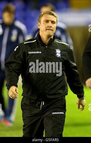 Football - npower football League Championship - Birmingham City / Bolton Wanderers - St Andrews.Lee Clark, directeur de la ville de Birmingham Banque D'Images