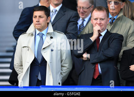 Directeur général de Southampton Andy Oldsaw (r) et président Nicola Cortese (l) Banque D'Images