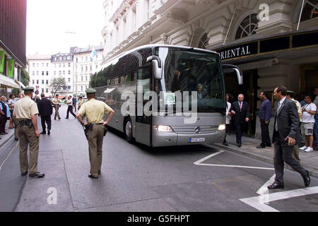 L'Angleterre v la Coupe du Monde Allemagne hotel Banque D'Images