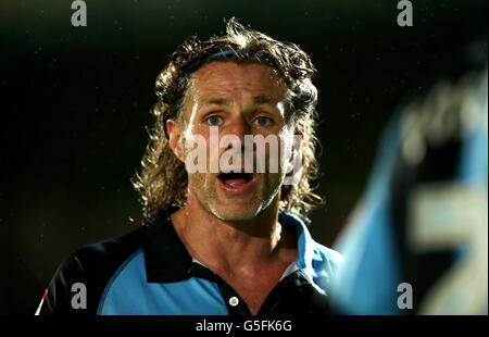 Football - npower football League 2 - Wycombe Wanderers / Plymouth Argyle - Adams Park.Gareth Ainsworth, le joueur de gardien de Wycombe Wanderers Banque D'Images