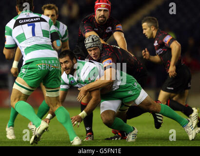 Rugby Union - RaboDirect PRO12 - Edinburgh Rugby v Trévise - Murrayfield Banque D'Images