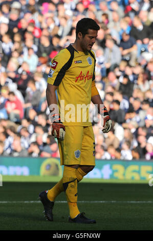 Soccer - Barclays Premier League - West Bromwich Albion / Queens Park Rangers - The Hawthorns.Julio Cesar, Queens Park Rangers Banque D'Images