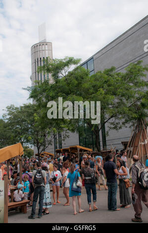 Amérique du Nord, Canada, Québec, Montréal, le marché public de Pointe à Calliére Banque D'Images