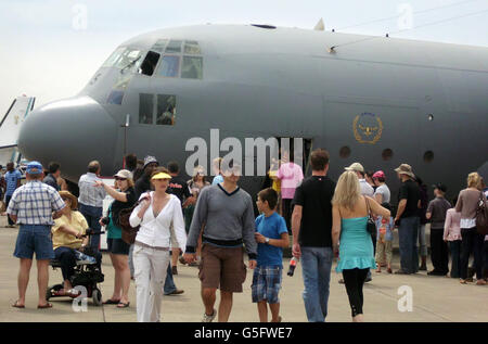 2011 Air Force Base et le mode de vie de l'aéronautique Waterkloof Expo. Banque D'Images