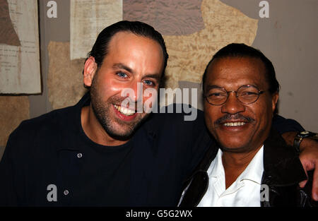 Le réalisateur Clement Virgo et l'acteur américain Billy Dee Williams au bfm International film Festival, la troisième exposition annuelle des travaux des producteurs de filtrats noirs du monde entier. Banque D'Images