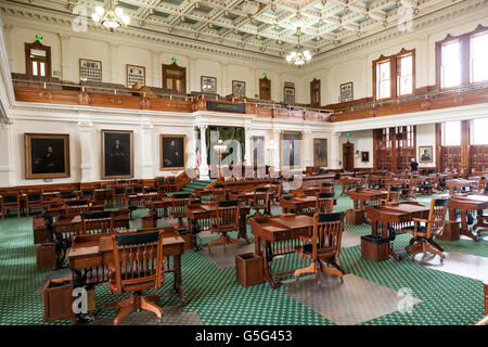 Salle du Sénat à Austin au Texas Banque D'Images