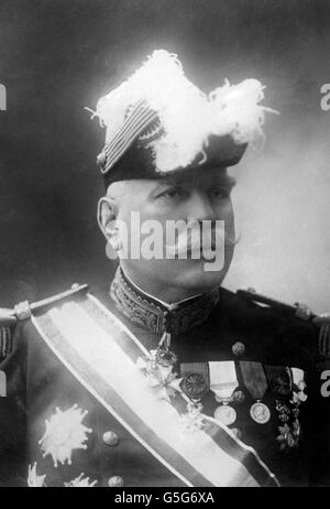 Première Guerre mondiale - les dirigeants français. Général Joseph Joffre en 1914. Banque D'Images