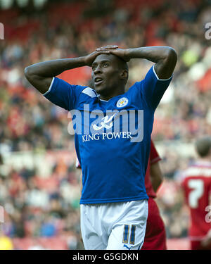 Soccer - npower Football League Championship - Middlesbrough v Leicester - Stade Riverside Banque D'Images