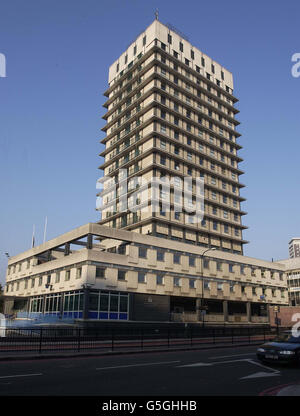 Les attaques terroristes US/ station de police de Paddington Green Banque D'Images