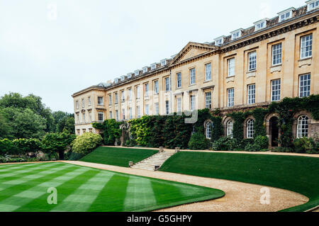 Oxford, Royaume-Uni - 14 août 2015 : Cour de Worcester College à Oxford. Worcester College est un des éléments constitutifs college Banque D'Images