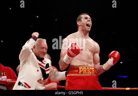 Boxe - British and Commonwealth Heavyweight Title - David Price v Audley Harrison - Echo Arena Banque D'Images