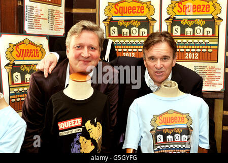 Squeeze de pop up shop - Londres Banque D'Images