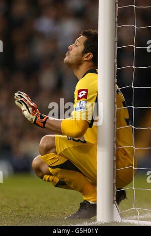 Soccer - Barclays Premier League - Tottenham Hotspur v Queens Park Rangers - White Hart Lane. Soares Julio Cesar, gardien de but des Queens Park Rangers Banque D'Images