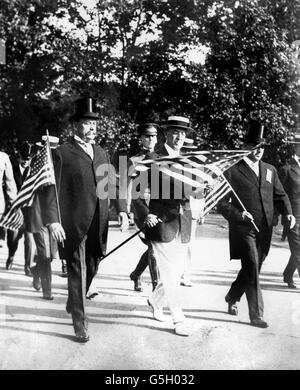 La Première Guerre mondiale - Woodrow Wilson - Washington Banque D'Images