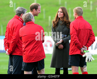 Visite royale au St George's Park Banque D'Images