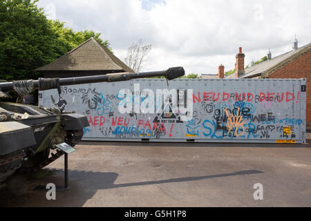 Caulty Jimmy, l'ADP Riot Tour, la dislocation après Principe. Illustré en Dismaland et tournée au Royaume-Uni. Banque D'Images