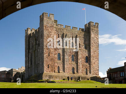 Royaume-uni, Angleterre Northumberland, Château de Bamburgh, C12th garder, construit pour €4 Banque D'Images