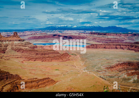 Après-midi et le coucher du soleil à Dead Horse Point Banque D'Images