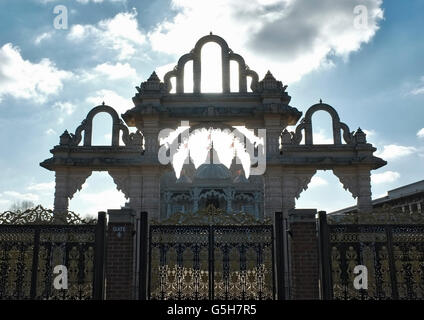 Temple BAPS Shri Swaminarayan Mandir temple hindou, neasden, Brent, London Banque D'Images