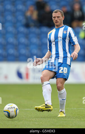 Football - npower football League One - Colchester United v Stevenage - Colchester Community Stadium. Brian Wilson, Colchester United Banque D'Images