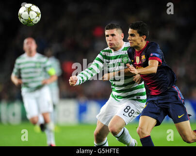 Football - Ligue des Champions - Groupe G - Barcelone Camp Nou - Celtic v Banque D'Images