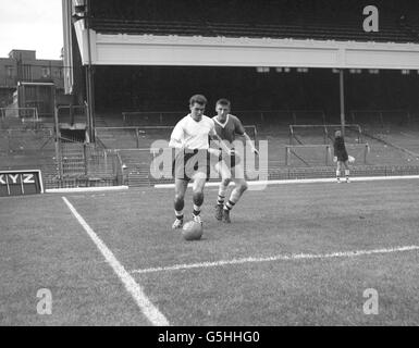 Angleterre - Football - stade de Highbury Formation Banque D'Images