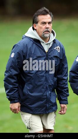 Football américain - St Louis Rams v New England Patriots - St Louis Rams Session de formation - l'Grove Hotel Banque D'Images