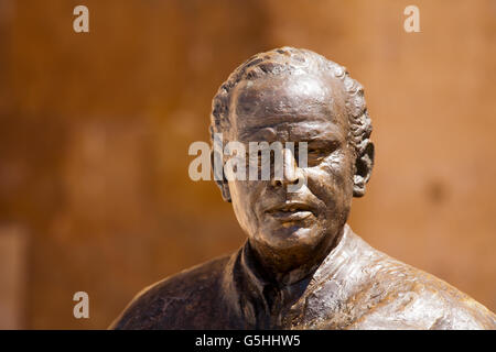 Statue de Luis Navas, AKA Luis Prieto Romana, Cordoue, Espagne Banque D'Images