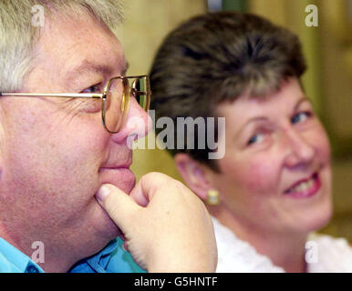 Gagnant de loterie Londres Naylor Banque D'Images