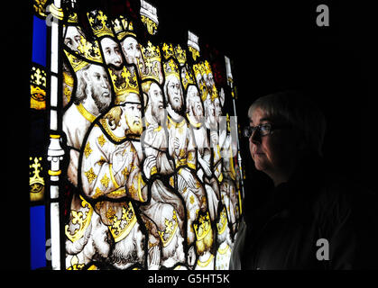 La cathédrale de York's Great East Window Banque D'Images