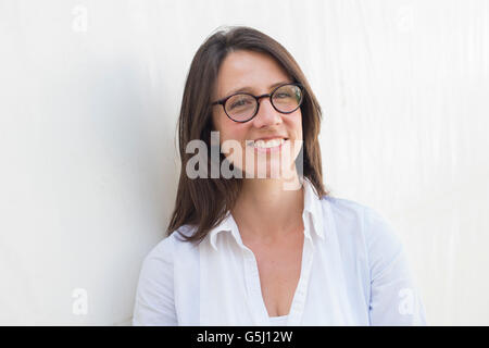 Rachel Bright, children's book écrivain, dessinateur, graveur, entrepreneur. Le Hay Festival de la littérature et les arts, Hay-on-Wye, Powys, Pays de Galles, Royaume-Uni, le 03 juin 2016 Banque D'Images