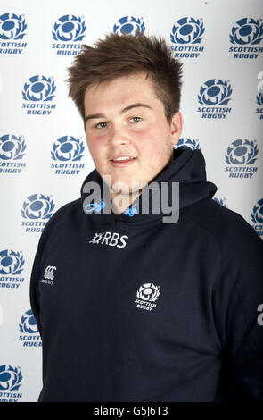 Rugby Union - Ecosse U18's Photocall Banque D'Images