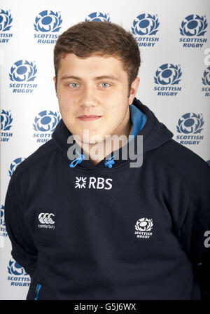 Rugby Union - Ecosse U18's Photocall Banque D'Images