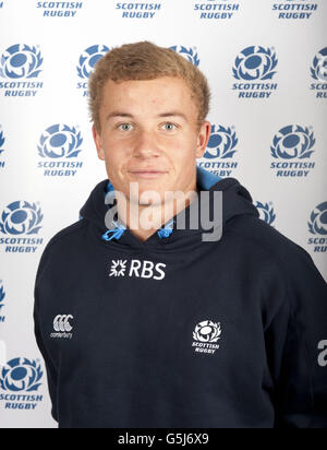 Rugby Union - Ecosse U18's Photocall Banque D'Images