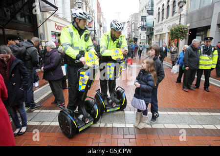 Segway Police patrol Banque D'Images