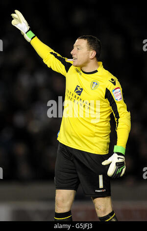 Football - Championnat de football npower - Brighton & Hove Albion v Leeds United - AMEX Stadium. Paddy Kenny, gardien de but de Leeds United Banque D'Images