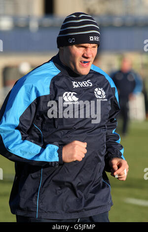 Rugby Union - Test EMC - Ecosse v Nouvelle-zélande - Écosse Murrayfield - Formation Banque D'Images