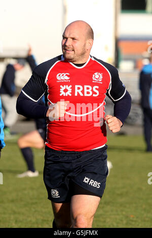 Rugby Union - Test EMC - Ecosse v Nouvelle-zélande - Écosse Murrayfield - Formation Banque D'Images