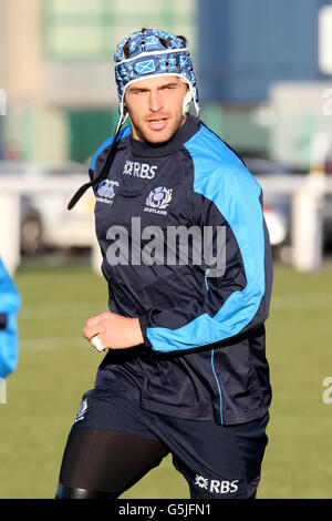 Rugby Union - Test EMC - Ecosse v Nouvelle-zélande - Écosse Murrayfield - Formation Banque D'Images