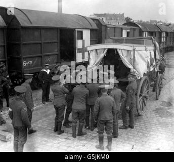 La Première Guerre mondiale - Croix Rouge - France Banque D'Images