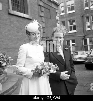 Politique - Alistair McAlpine - Mariage à l'église Saint-Paul à Covent Garden, Londres Banque D'Images