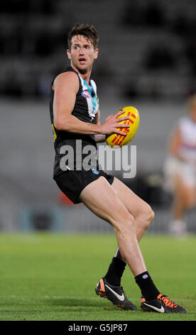 Le Football australien - AFL European Challenge Cup - Port Adelaide v Western - Bulldogs Le KIA Oval Banque D'Images