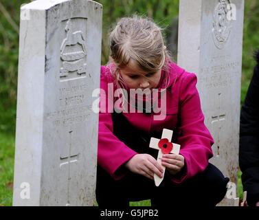 Visite de l'École York Cemetery Banque D'Images