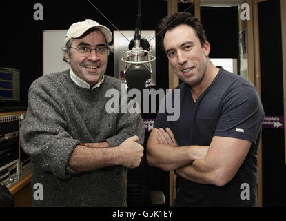 Danny Baker sur la Christian O'Connell Breakfast Show Banque D'Images