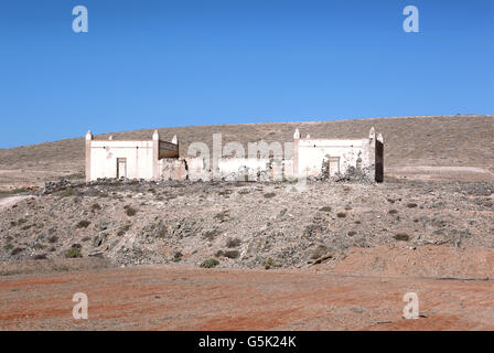 Ruine d'une maison à Fuerteventura Banque D'Images