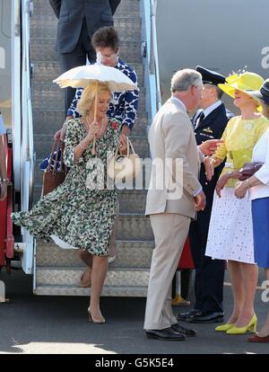 Royal tour de l'Australie - Jour 1 Banque D'Images