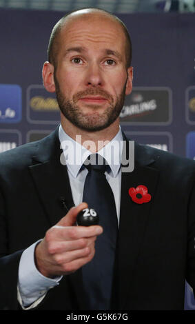 Kenny MacLeod Directeur commercial Scottish FA pendant le tirage au sort de la coupe écossaise William Hill à Hampden Park, Glasgow. APPUYEZ SUR ASSOCIATION photo. Date de la photo: Lundi 5 novembre 2012. Le crédit photo devrait se lire comme suit : Danny Lawson/PA Wire. Banque D'Images