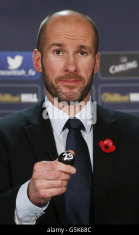 Kenny MacLeod Directeur commercial Scottish FA pendant le tirage au sort de la coupe écossaise William Hill à Hampden Park, Glasgow. APPUYEZ SUR ASSOCIATION photo. Date de la photo: Lundi 5 novembre 2012. Le crédit photo devrait se lire comme suit : Danny Lawson/PA Wire. Banque D'Images