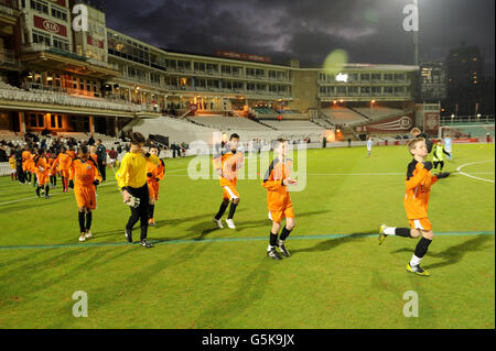 Soccer - Finale de la FA Cup Match Revanche - Wanderers v Royal Engineers - l'Ovale KIA Banque D'Images