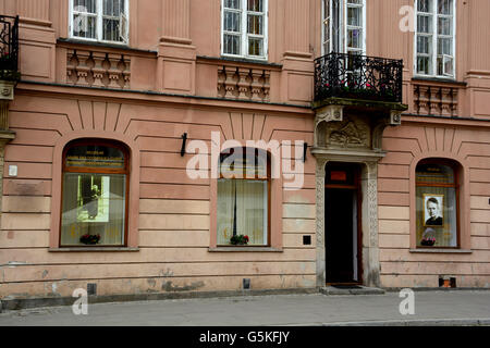 Marie Curie museum old town Warsaw Pologne Banque D'Images